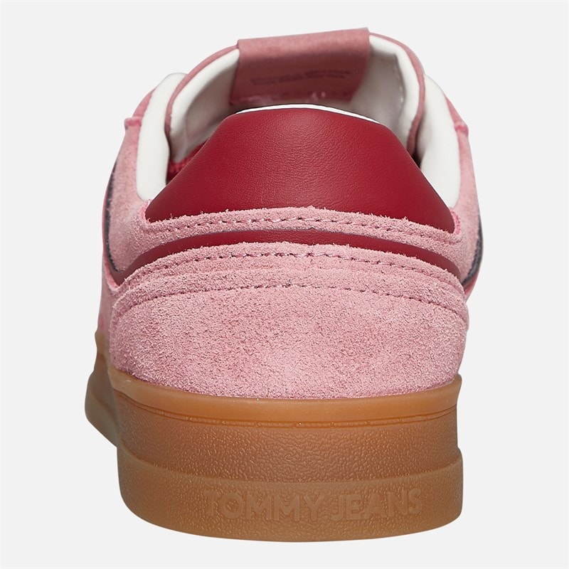 Tommy Jeans Womens Greenwich Suede Trainers Tahiti Berry - Image 3