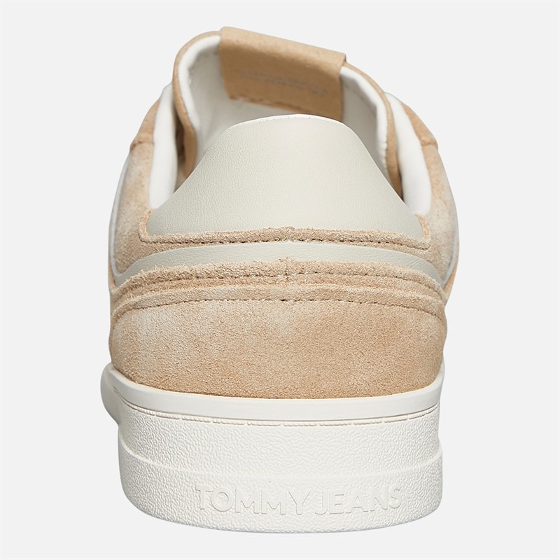 Tommy Jeans Womens Greenwich Suede Trainers Gentle Gold - Image 3