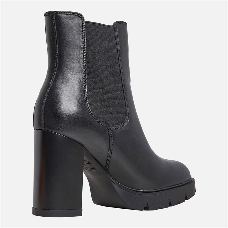Tommy Jeans Womens High Heel Chelsea Boots Black - Image 4