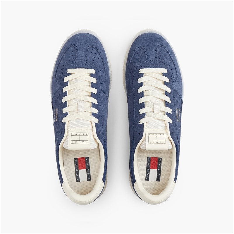 Tommy Jeans Mens Greenwhich Edge Trainers Blue Storm - Image 4