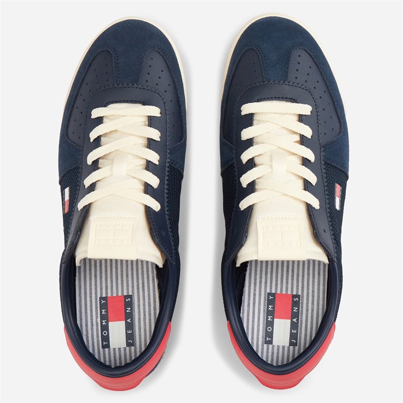 Tommy Jeans Mens Retro Runner Cleated Trainers Dark Night Navy - Image 4