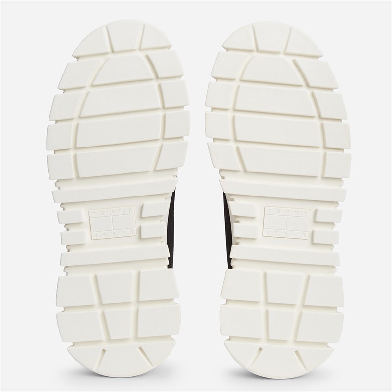Tommy Jeans Womens Platform Cleated Trainers Black - Image 2