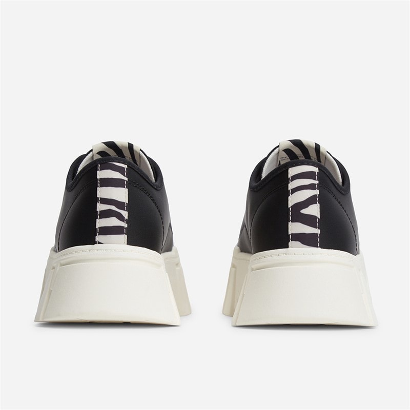 Tommy Jeans Womens Platform Cleated Trainers Black - Image 3