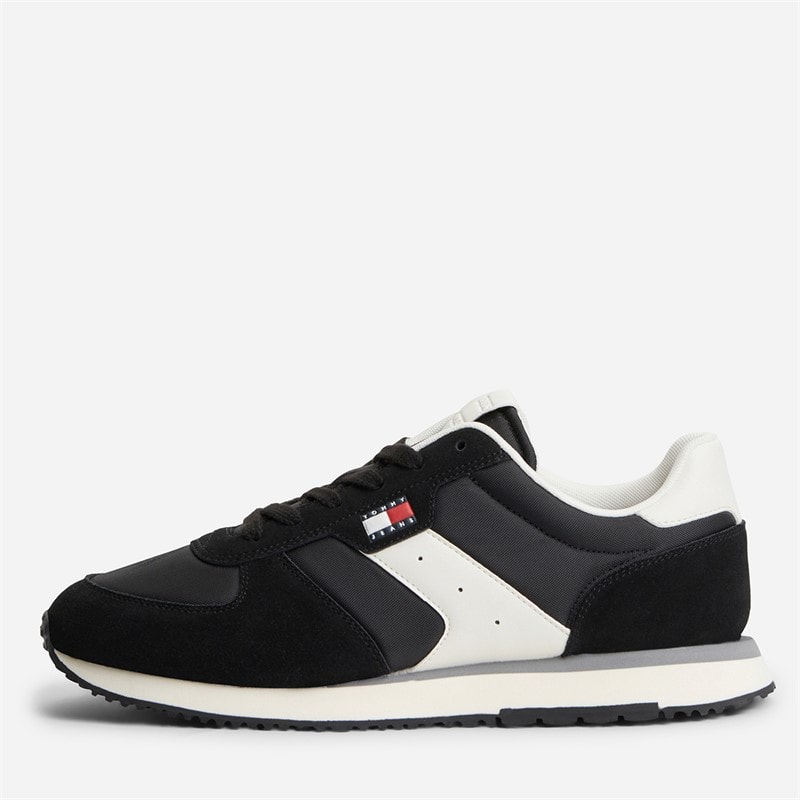 Tommy Jeans Mens EVA Mix Runner Trainers Black