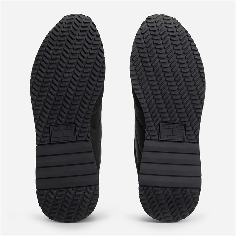 Tommy Jeans Mens EVA Mix Runner Trainers Black - Image 2