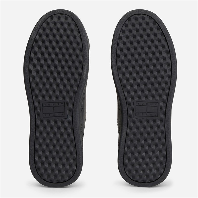 Tommy Jeans Womens Platform Logo Trainers Black - Image 2
