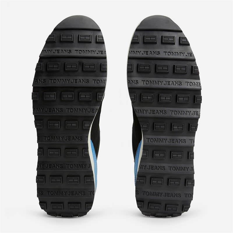 Tommy Jeans Mens Technical Runner Trainers Black - Image 2