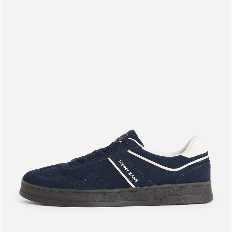 Tommy Jeans Mens The Greenwich Suede Trainers Dark Night Navy