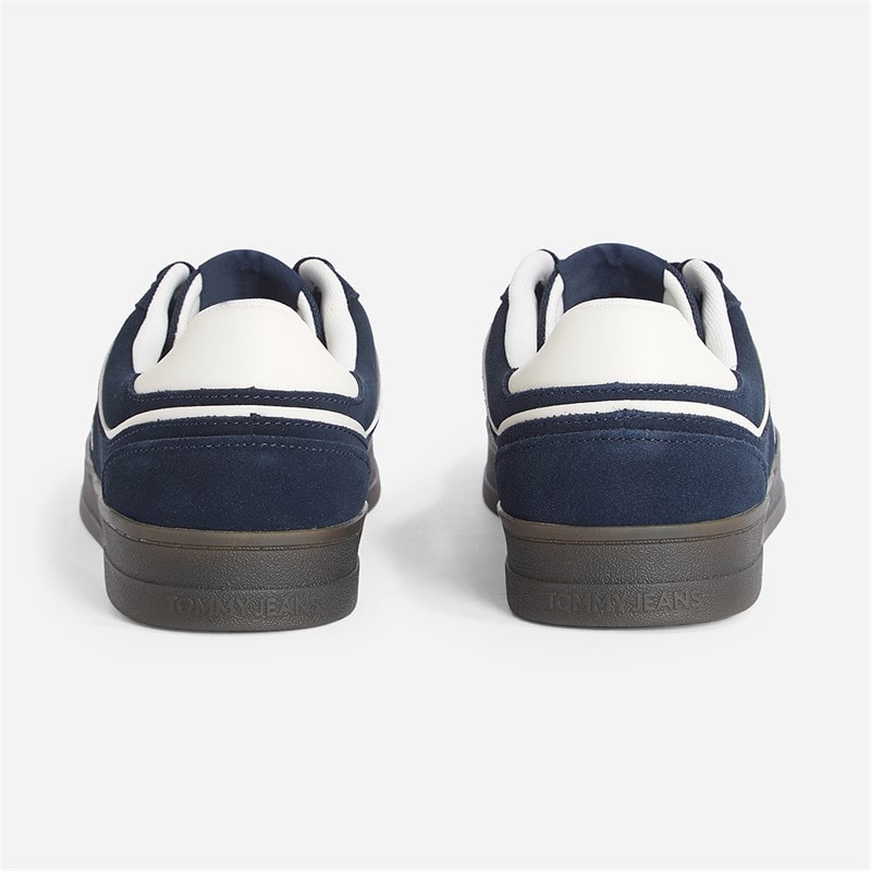 Tommy Jeans Mens The Greenwich Suede Trainers Dark Night Navy - Image 3