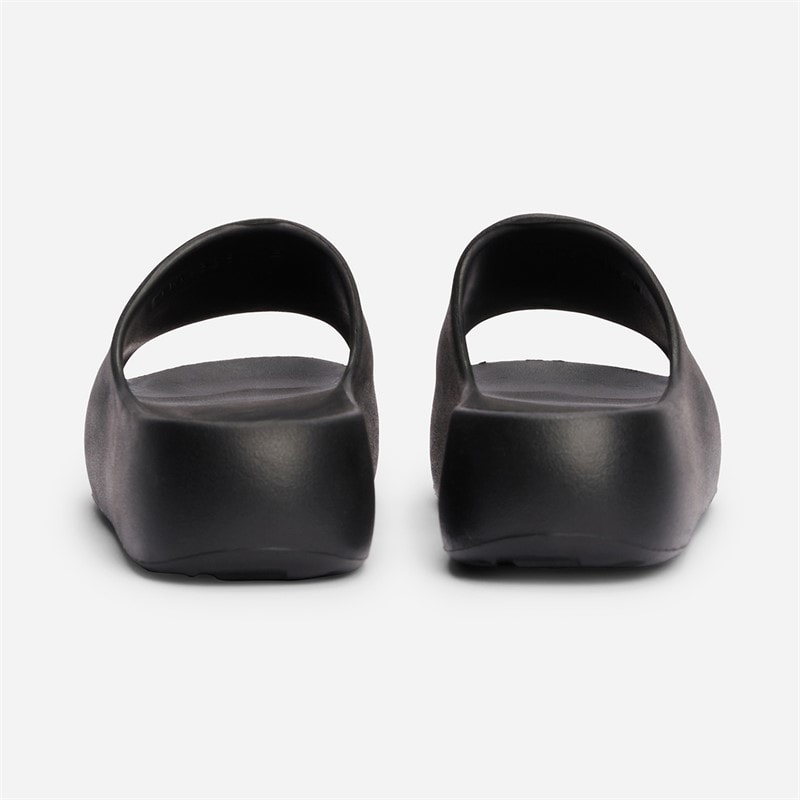Tommy Jeans Womens Flatform Pool Sliders Black - Image 3