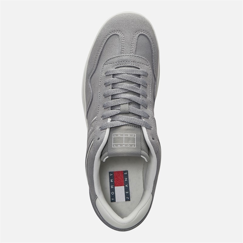 Tommy Jeans Mens The Greenwich Suede Trainers Granite Road - Image 4