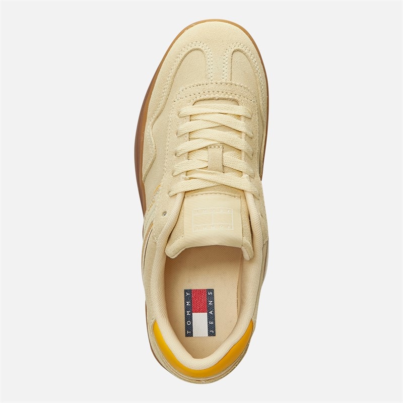 Tommy Jeans Womens The Greenwich Flatform Trainers Frozen Custard - Image 4