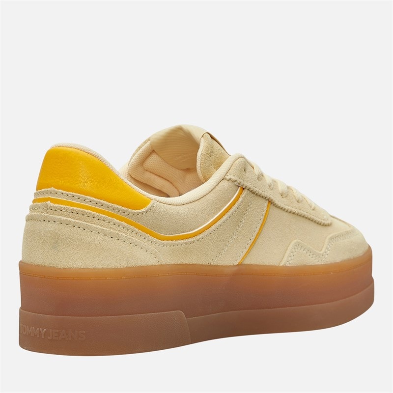 Tommy Jeans Womens The Greenwich Flatform Trainers Frozen Custard - Image 5