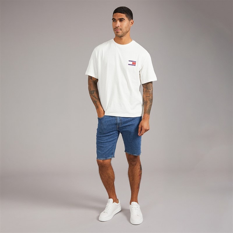 Tommy Jeans Mens 90s Peaks T-Shirt Ancient White - Image 3
