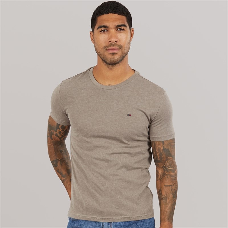 Tommy Jeans Mens Jaspe T-Shirt Ivy Mink Htr