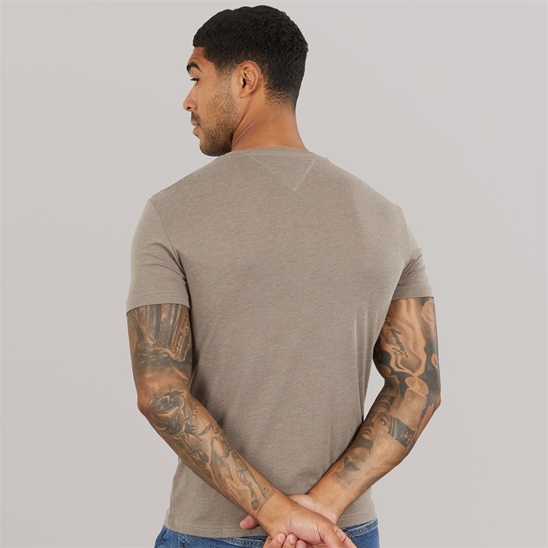 Tommy Jeans Mens Jaspe T-Shirt Ivy Mink Htr - Image 2
