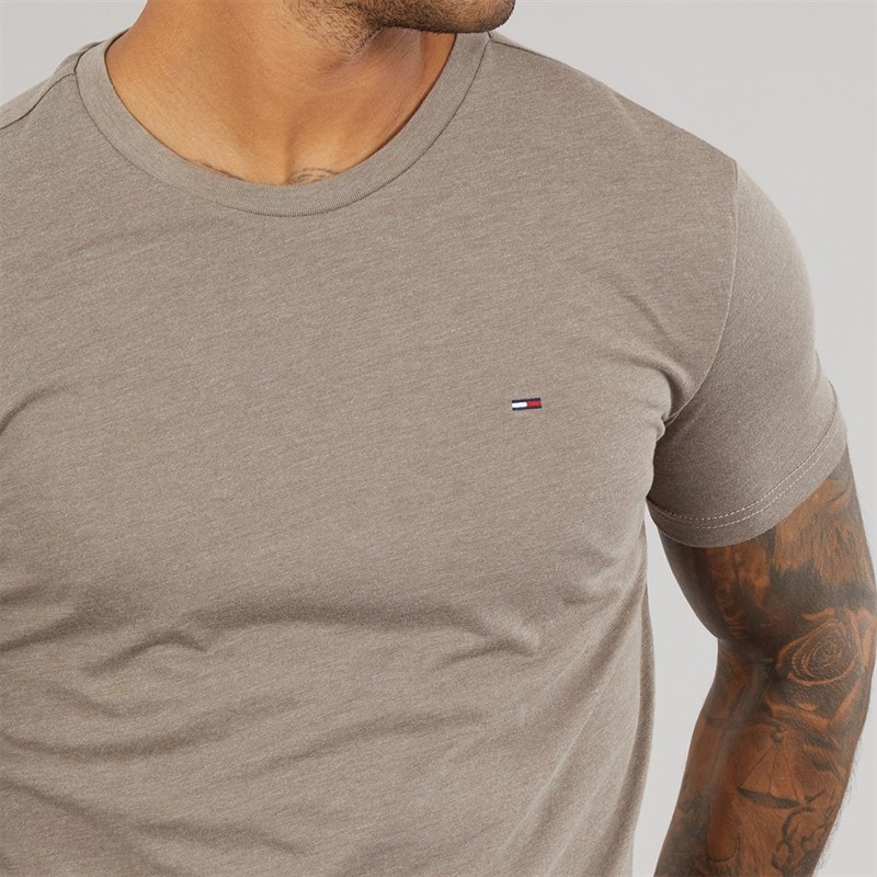 Tommy Jeans Mens Jaspe T-Shirt Ivy Mink Htr - Image 3