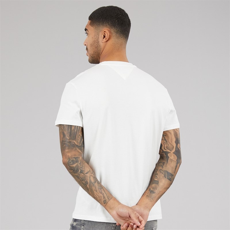 Tommy Jeans Mens Vintage T-Shirt Ecru - Image 2