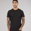 Tommy Jeans Mens Flag Slub T-Shirt Black