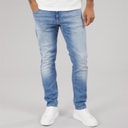 Tommy Jeans Mens Slim Tapered Jeans Denim Medium