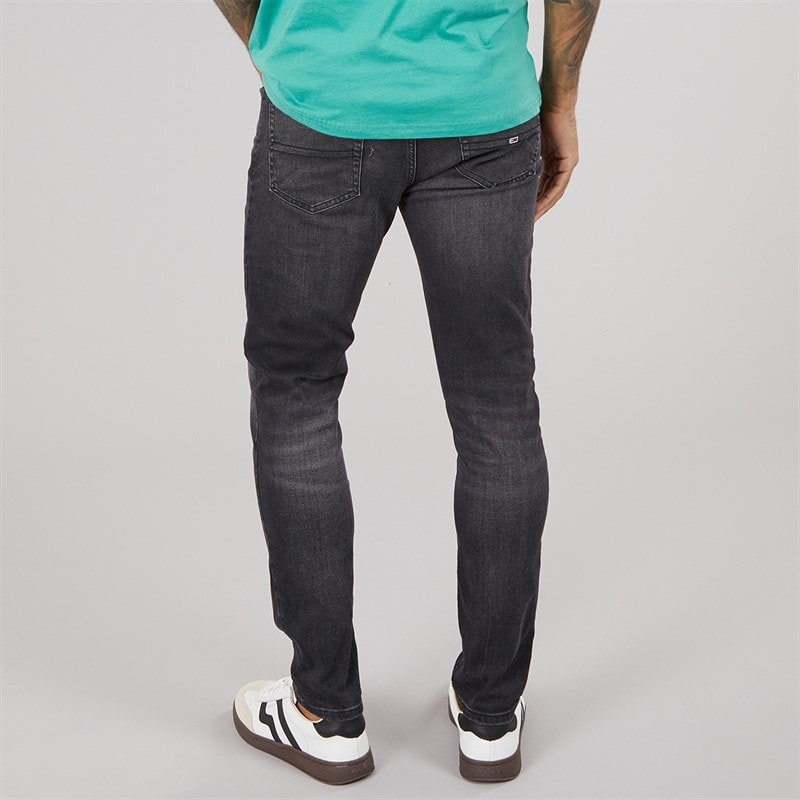 Tommy Jeans Mens Slim Tapered Jeans Denim Black - Image 2