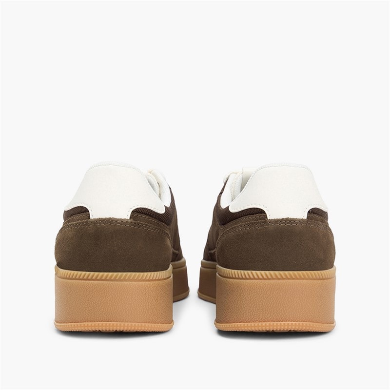 Tommy Jeans Womens The Greenwich Trainers Legacy Brown - Image 3
