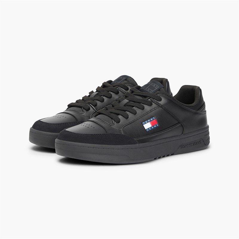 Tommy Jeans Mens Cupsole Trainers Black - Image 4