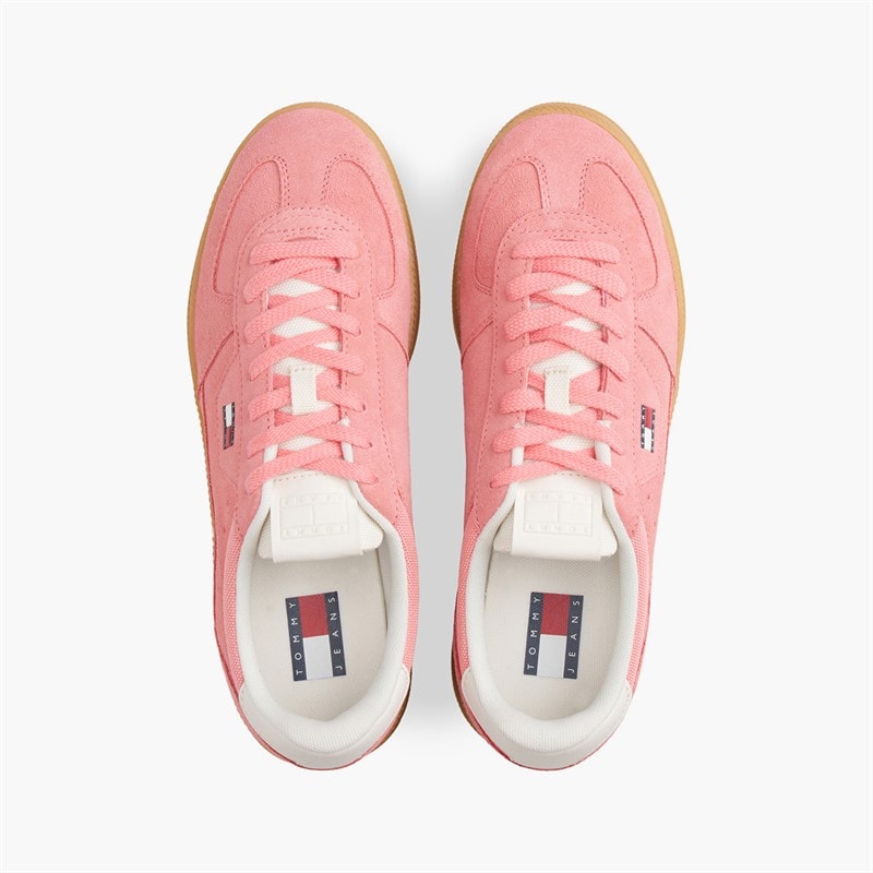 Tommy Jeans Womens The Greenwich Trainers Enchanted Pink - Image 4