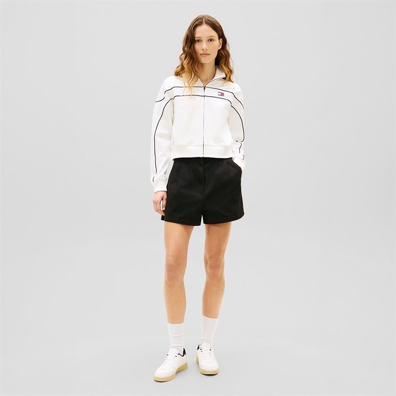 Tommy Jeans Womens The Greenwich Trainers Ecru/Black - Image 5