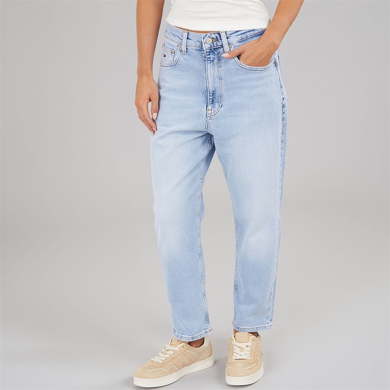Tommy Jeans Womens Mom Jeans Denim Light