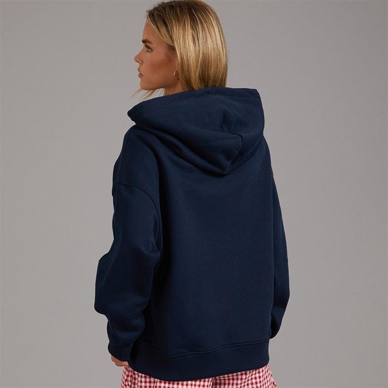 Tommy Jeans Womens Boxy Hoodie Dark Night Navy - Image 2