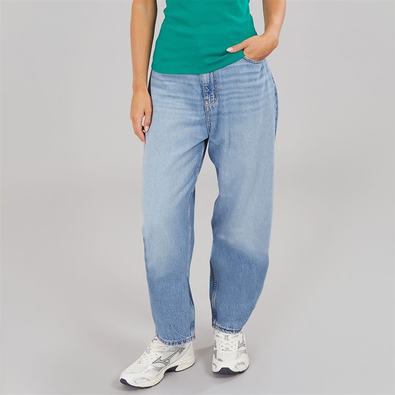 Tommy Jeans Womens Jeanie Balloon Jeans Denim Medium