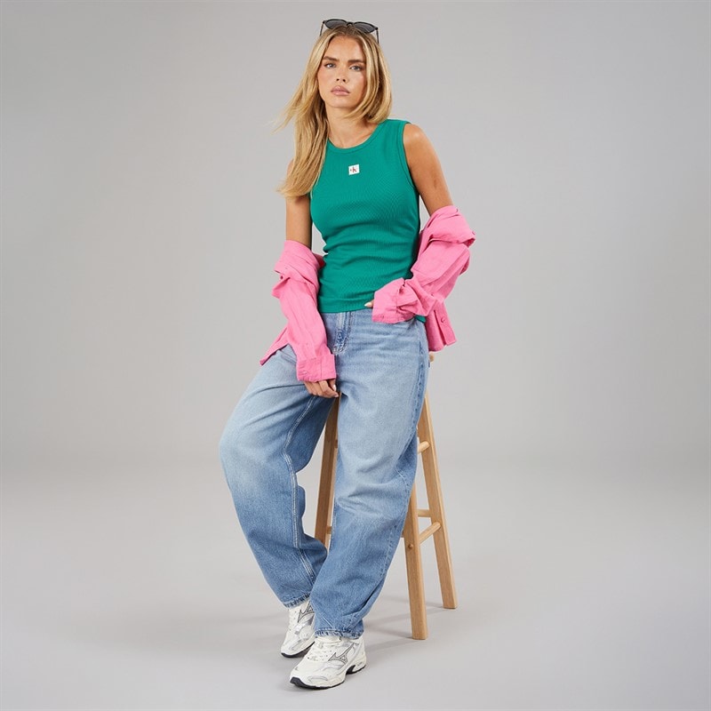 Tommy Jeans Womens Jeanie Balloon Jeans Denim Medium - Image 3