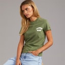 Tommy Jeans Womens Bubble T-Shirt Bay Leaf