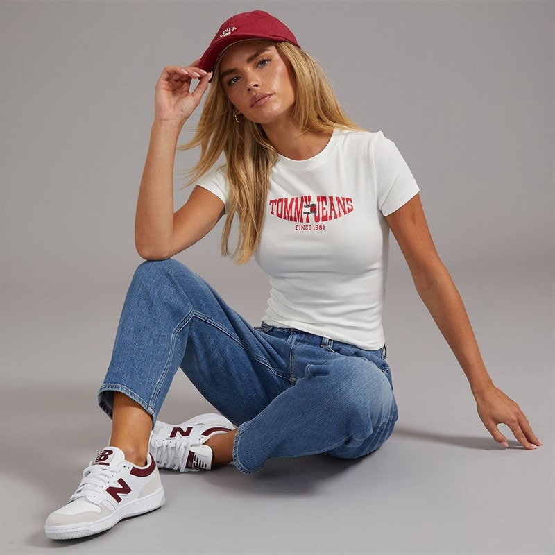 Tommy Jeans Womens Mom Jeans Denim Medium - Image 4