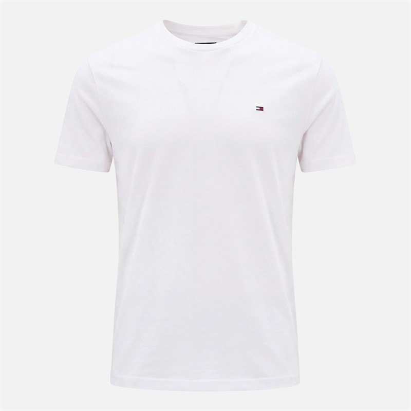 Tommy Jeans Mens Three Pack Slim Fit T-Shirts Black/Dark Blue/Ecru - Image 3