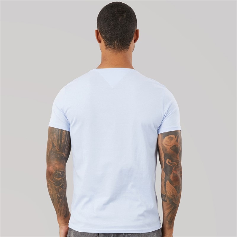 Tommy Jeans Mens Slim Fit T-Shirt Moonlight Iris - Image 2