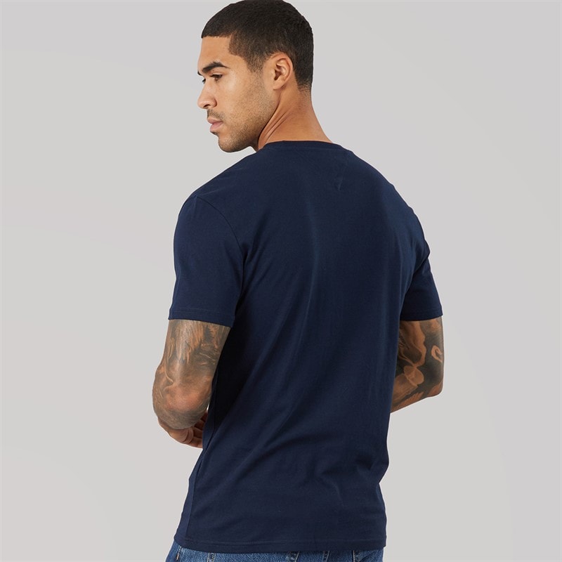 Tommy Jeans Mens Entry DNA T-Shirt Dark Night Navy - Image 2