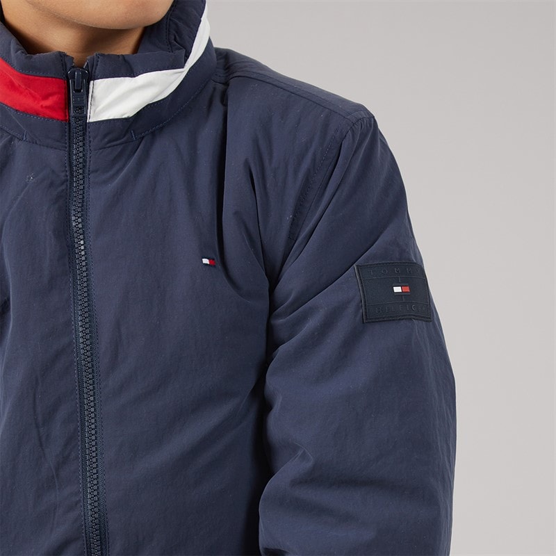 Tommy Hilfiger Boys Heritage Padded Jacket Dark Night Navy - Image 3