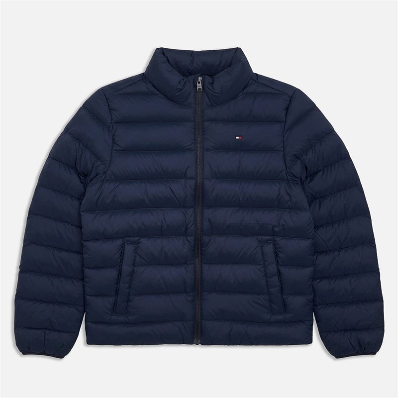 Tommy Hilfiger Boys Light Down Puffer Jacket Dark Night Navy