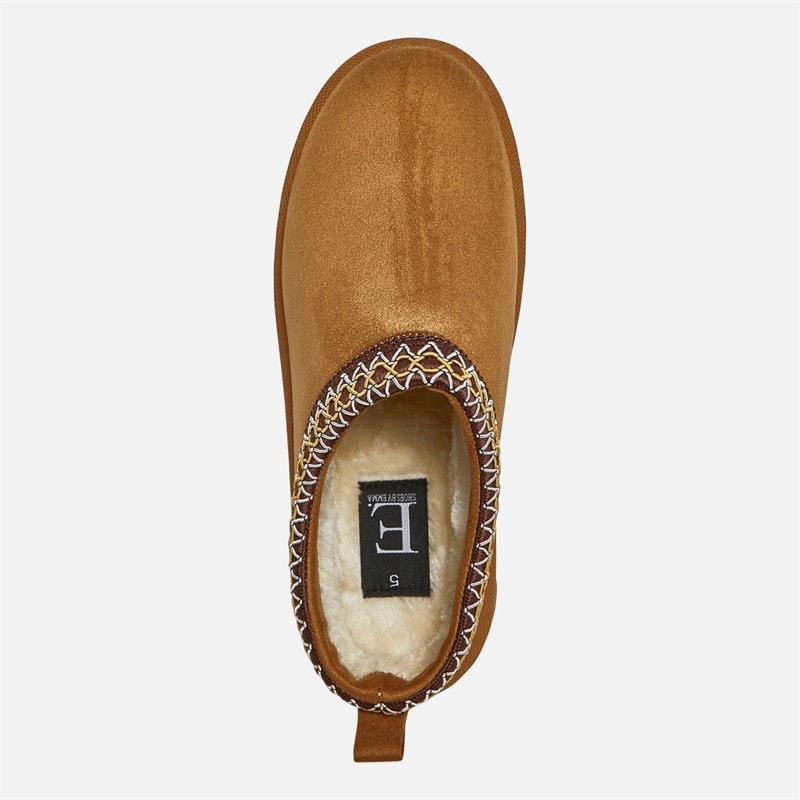 Shoes by Emma Womens Kimora Mule Slippers Tan - Image 4