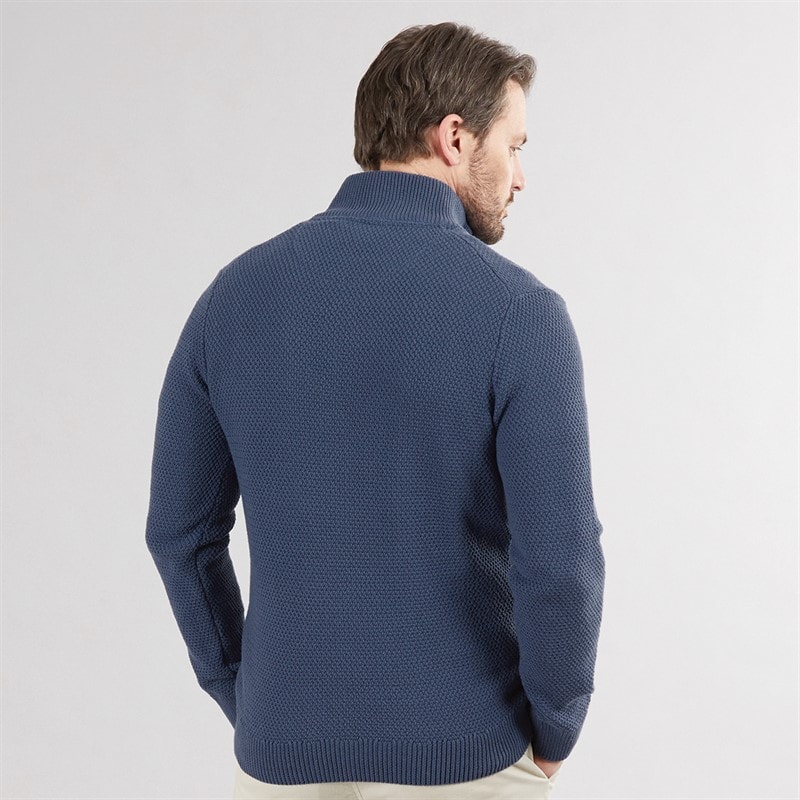 Saltwell Mens Ashgrove 1/4 Zip Jumper Navy - Image 2
