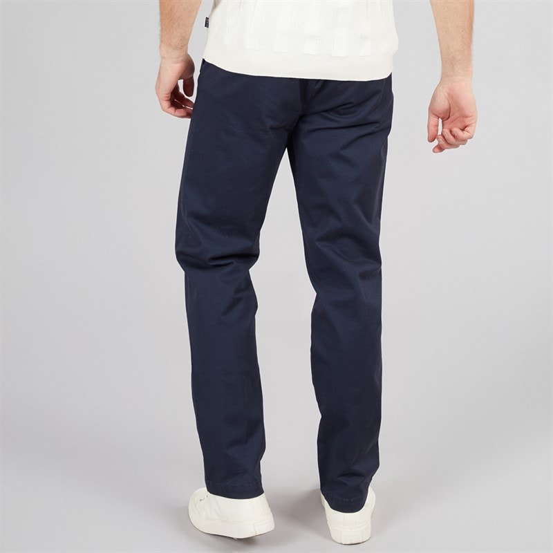 Saltwell Mens Helston Chino Trousers Navy - Image 2