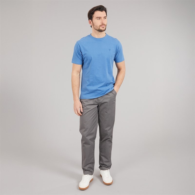 Saltwell Mens Nelson T-Shirt Mid Denim - Image 4