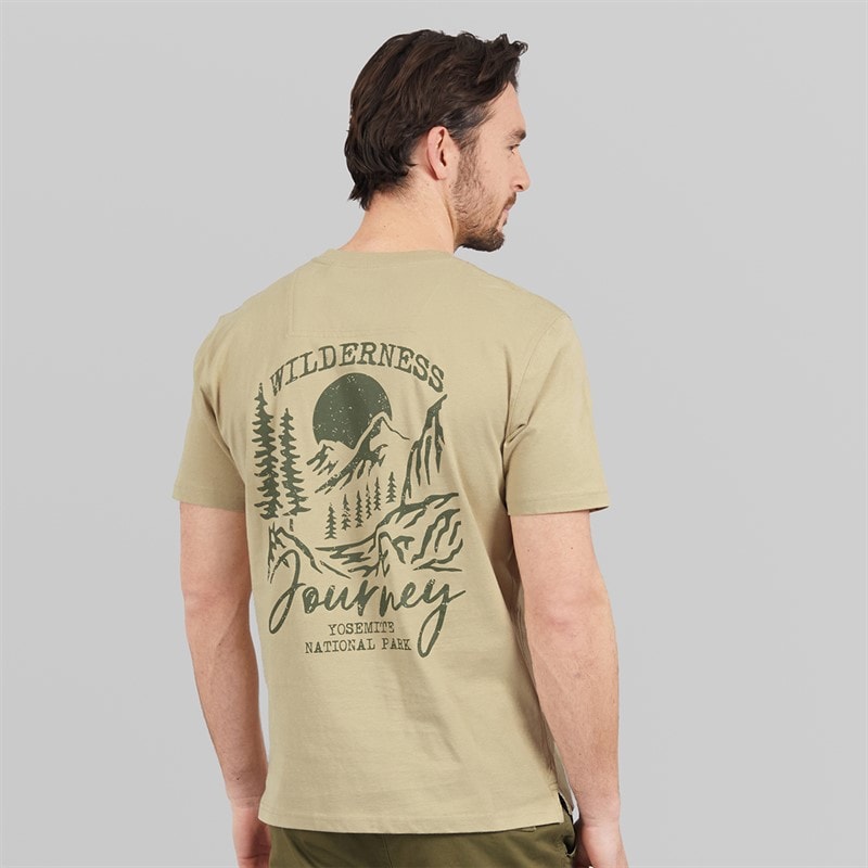 Saltwell Mens Thiago T-Shirt Pebble - Image 3