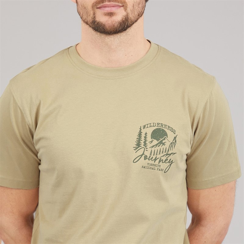 Saltwell Mens Thiago T-Shirt Pebble - Image 5