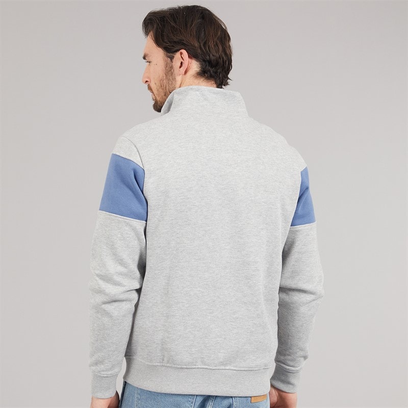 Saltwell Mens Girona Sweatshirt Light Grey Marl Ligt Grey Marl - Image 2