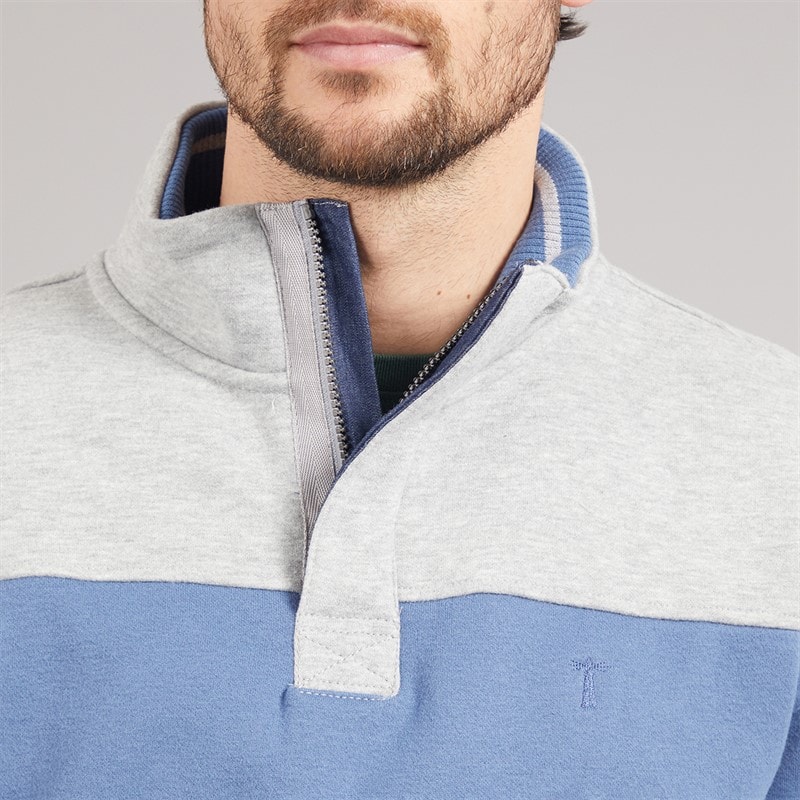 Saltwell Mens Girona Sweatshirt Light Grey Marl Ligt Grey Marl - Image 3