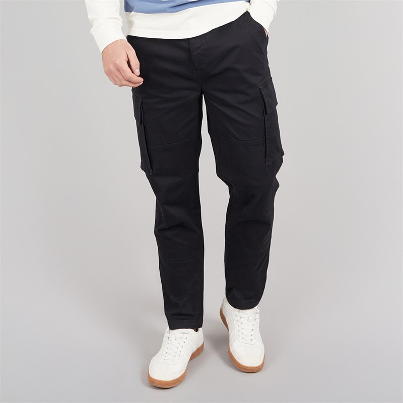 Saltwell Mens Hayle Cargo Trousers Black