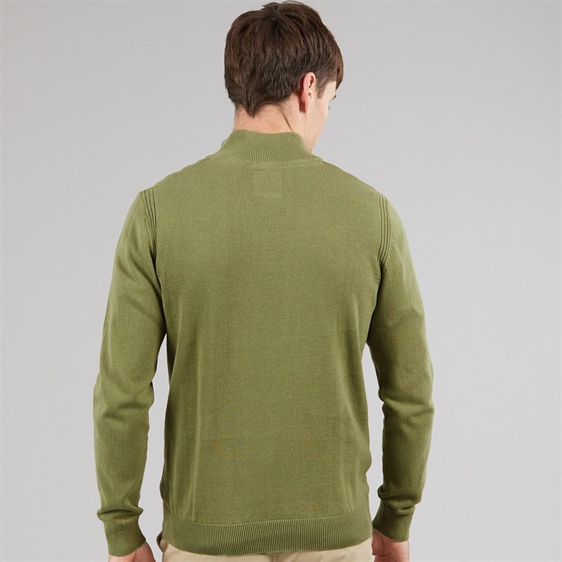 Saltwell Mens Katun 1/4 Zip Jumper Sage - Image 2